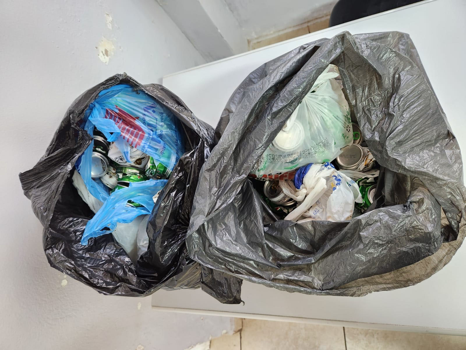 Mais de 5kg de latinhas foram furtados na Vila Aristarcho |