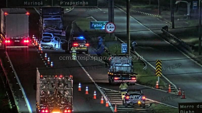 Ocorrência foi registrada na madrugada desta quinta-feira (2).