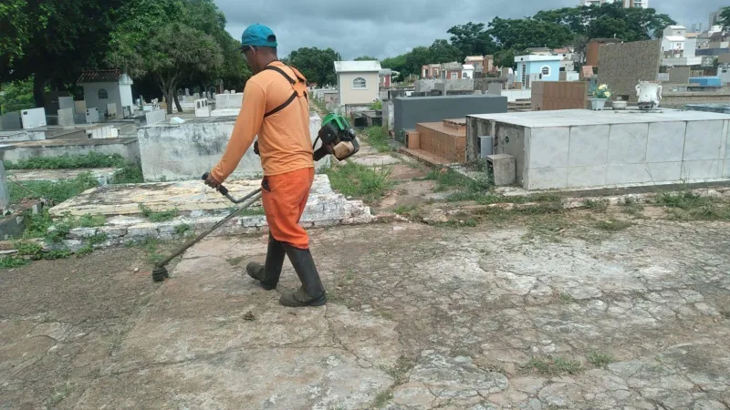 Após o dia 23 de outubro, serão permitidas somente a lavagem dos túmulos e a realização de polimento em peças de bronze |