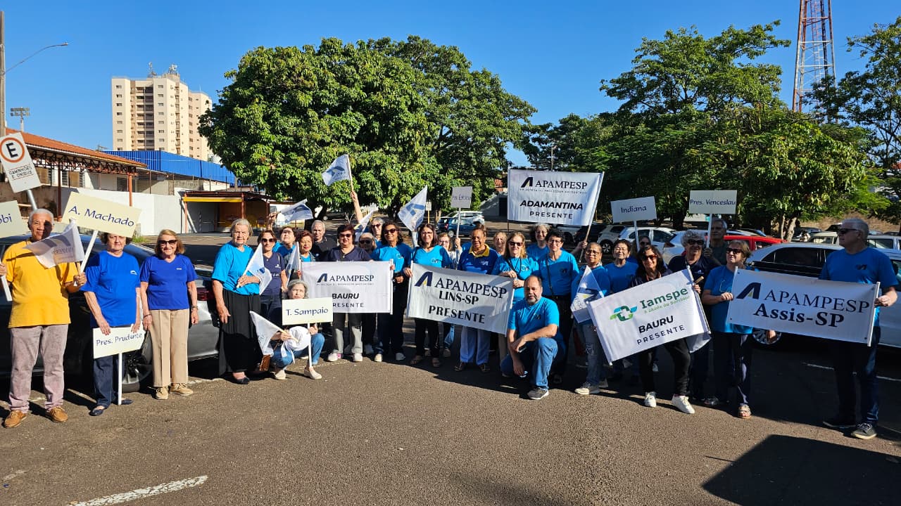 Protesto foi realizado nesta terça-feira (5) |
