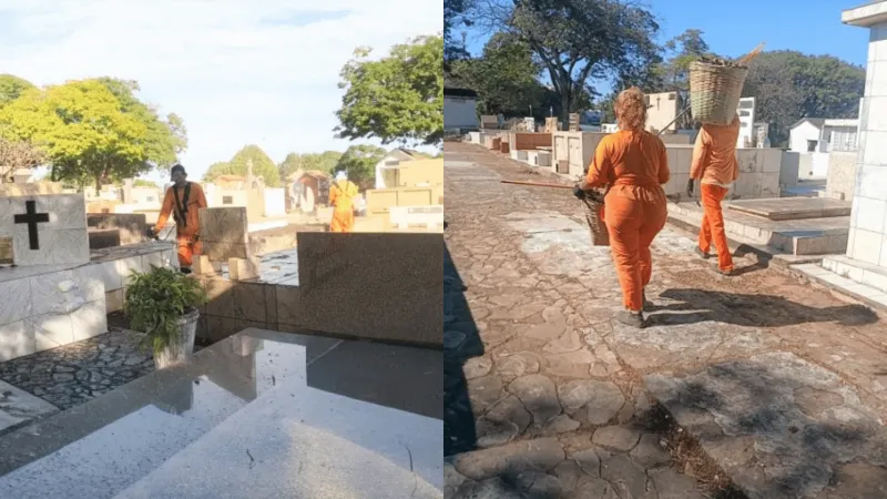 Cemitérios estarão abertos para limpeza até sábado (8) |