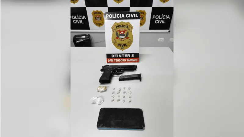 Operação localizou porções de crack e cocaína em Teodoro Sampaio (SP) |