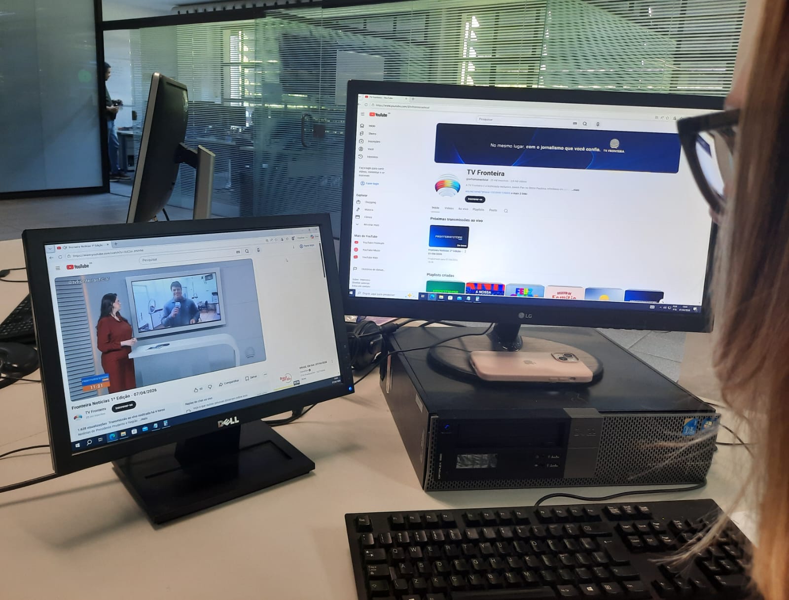 Canal da TV Fronteira no YouTube atingiu 20 mil inscritos |