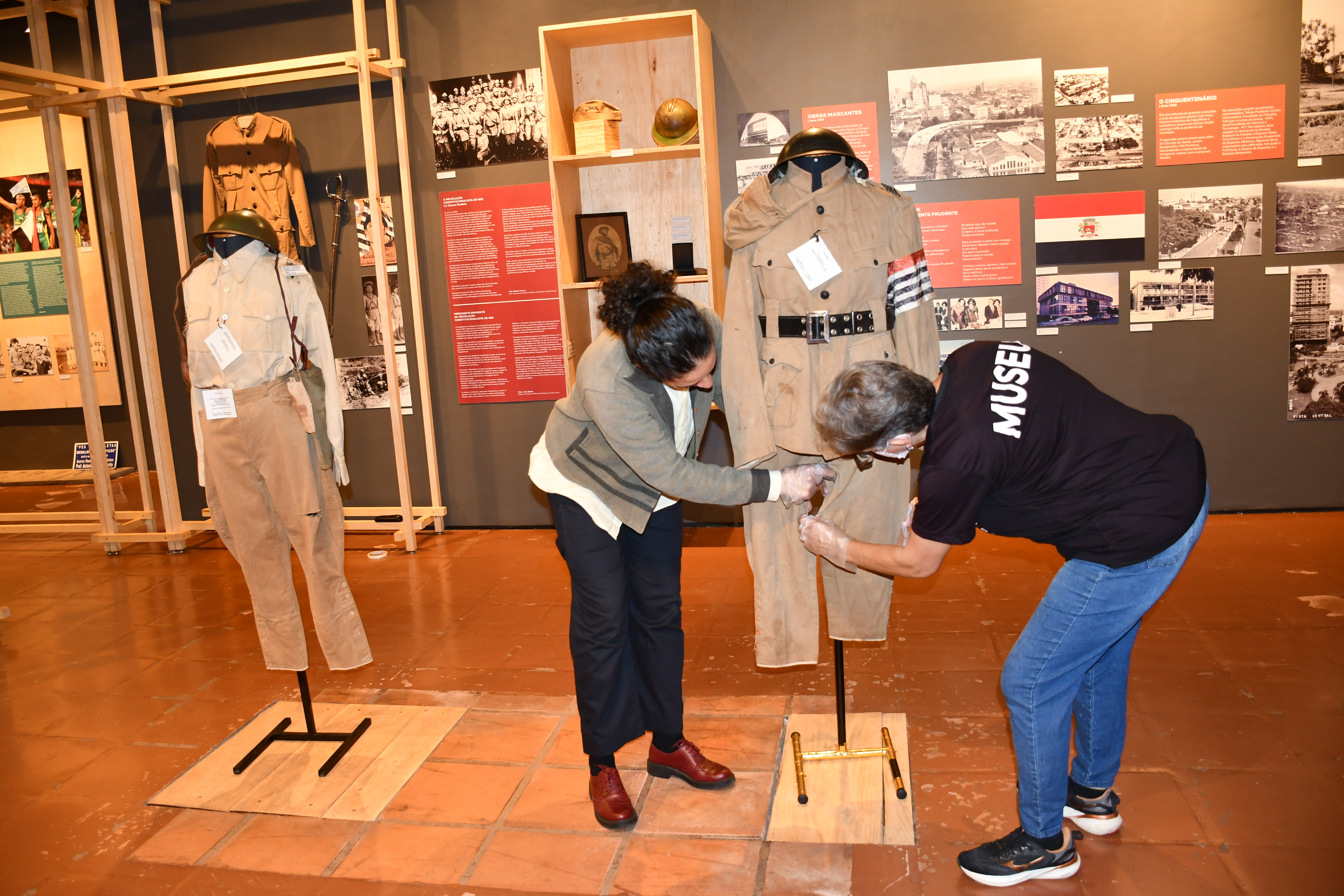 Peças históricas da Revolução Constitucionalista estão expostas no Museu de Presidente Prudente (SP) |