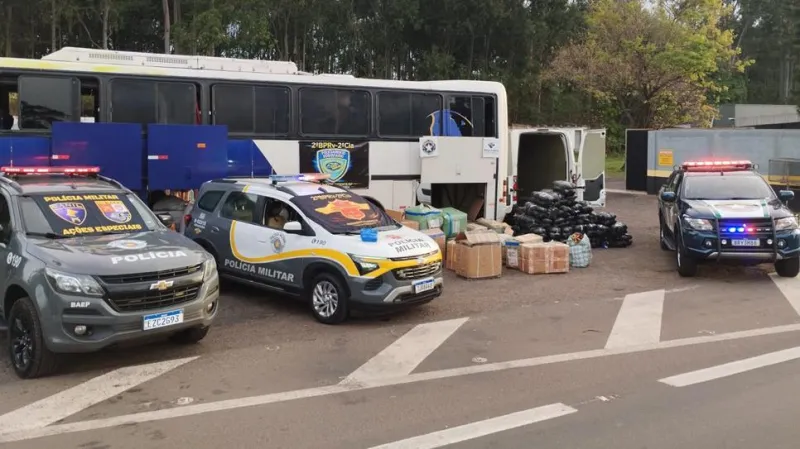 Carga avaliada em quase R$ 800 mil foi apreendida em Presidente Prudente (SP) |