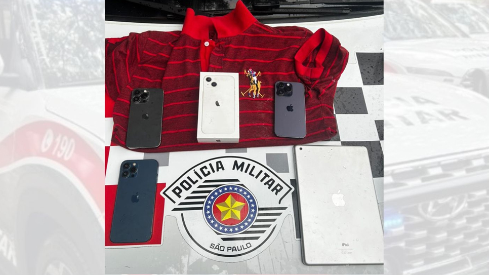 Aparelhos foram recuperados e devolvidos à vítima em Presidente Epitácio (SP) |