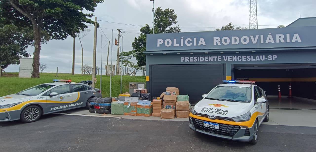 Polícia apreende itens fruto de descaminho e contrabando na Rodovia Raposo Tavares (SP-270) |