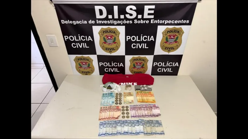 Homem, de 39 anos, voltou a ser preso por tráfico de drogas, em Presidente Prudente (SP), nesta segunda-feira (10) |