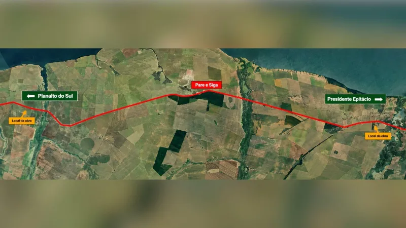 Obras ocorrem no trecho entre o km 5 e o km 51 |
