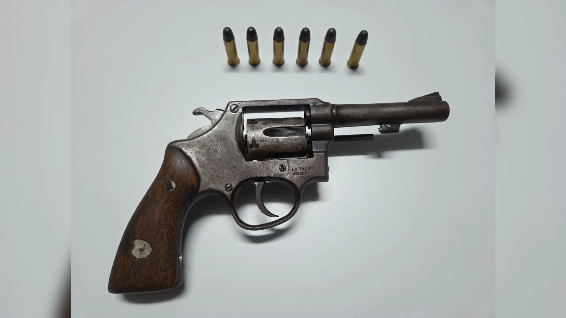 Homem é detido por posse irregular de revólver de calibre 38 em Presidente Prudente