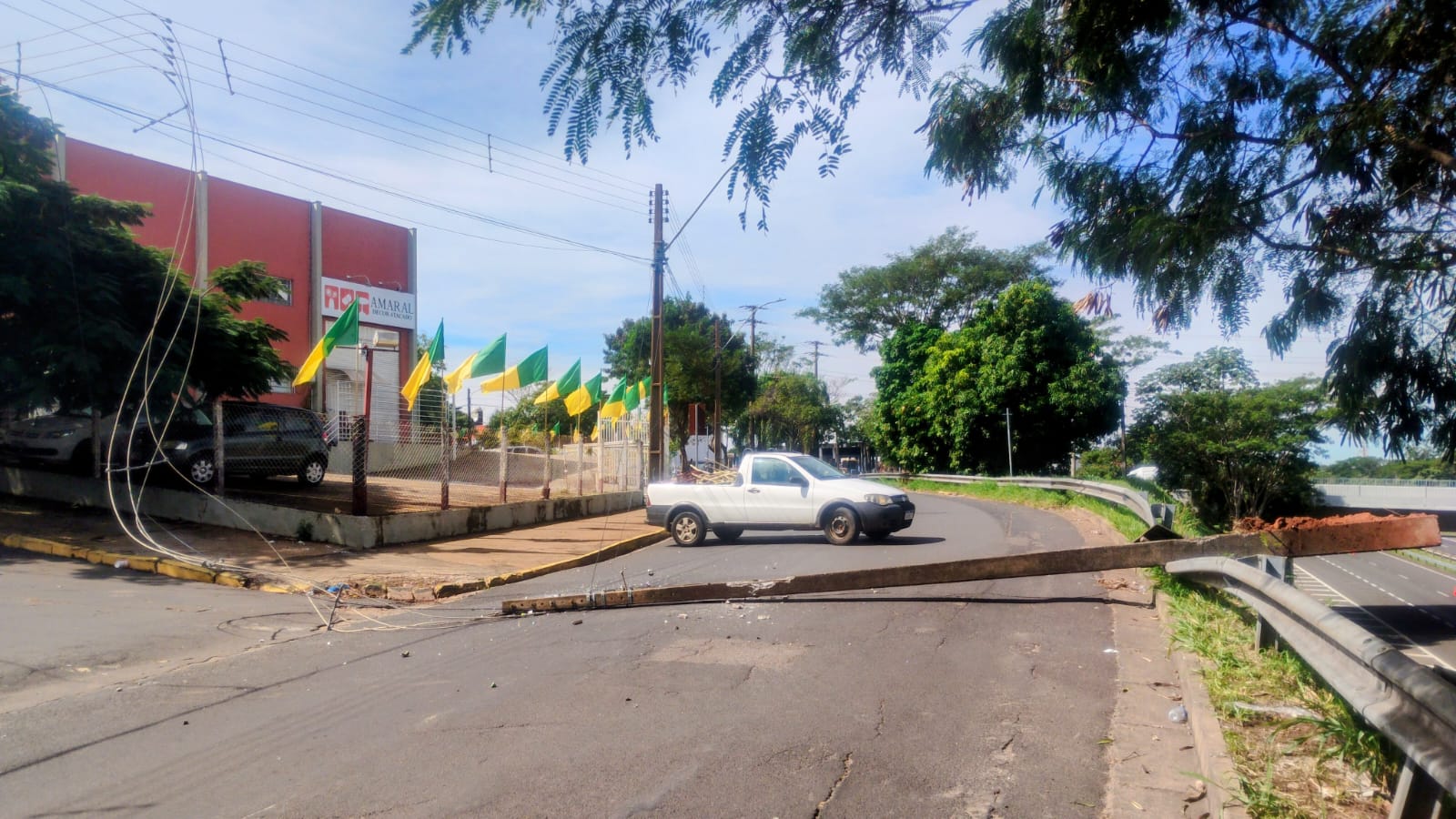 Ocorrência ainda está em andamento.