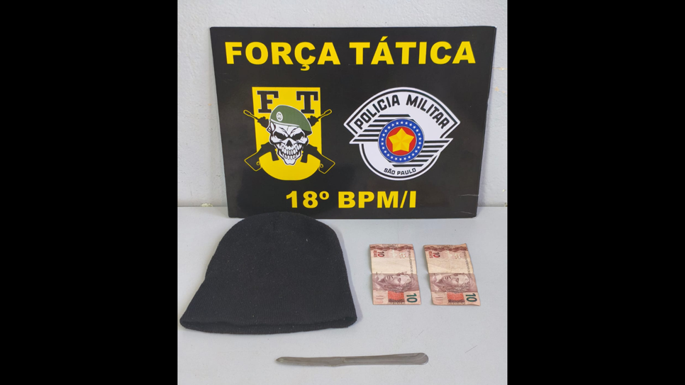 Armado com faca de cozinha, homem tenta roubar mercado, mas acaba interceptado