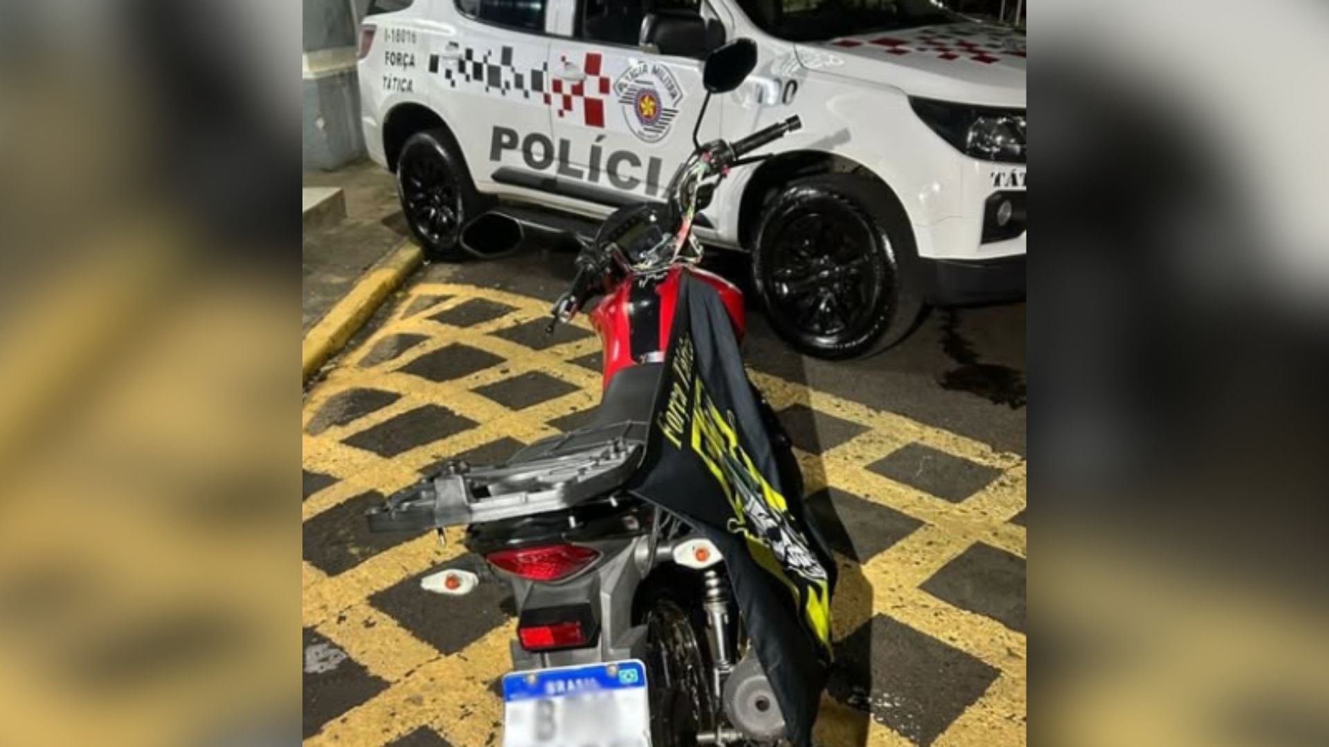 Emplacamento pertencia a um carro de Rio Claro (SP) |