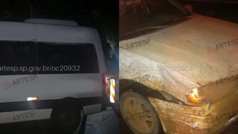 Veículos prosseguiram viagem |