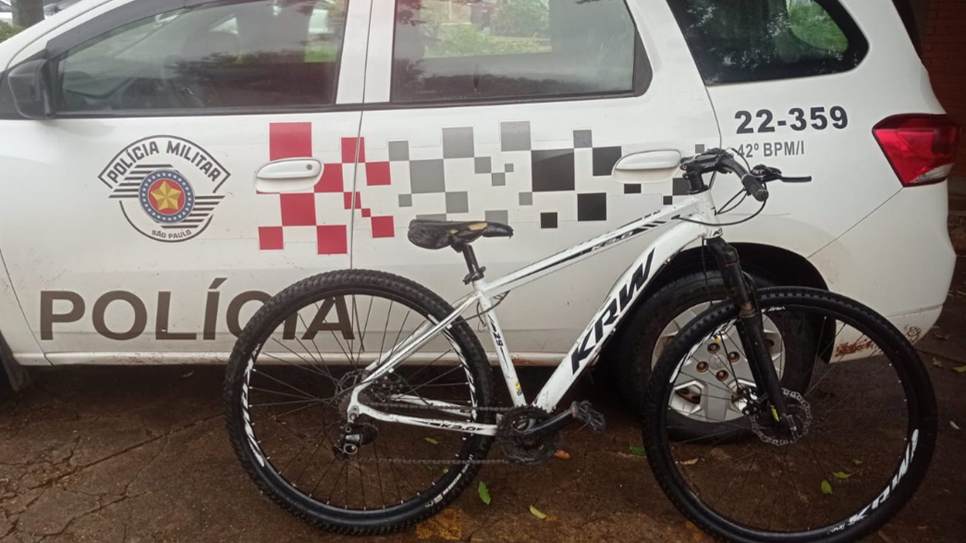 Bicicleta foi recuperada e devolvida ao proprietário, em Presidente Epitácio (SP) |