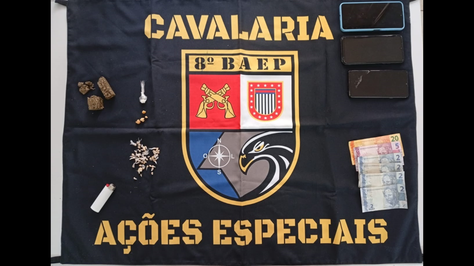 Homem foi preso em flagrante por tráfico de drogas, na Vila Brasil, em Presidente Prudente (SP) |
