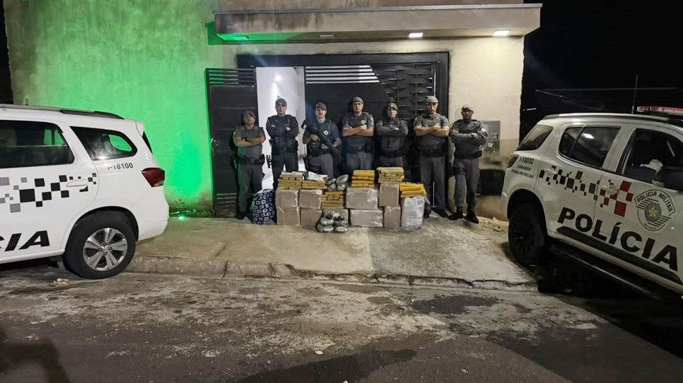 Mais de 500kg de drogas foram apreendidos em Presidente Prudente (SP) |