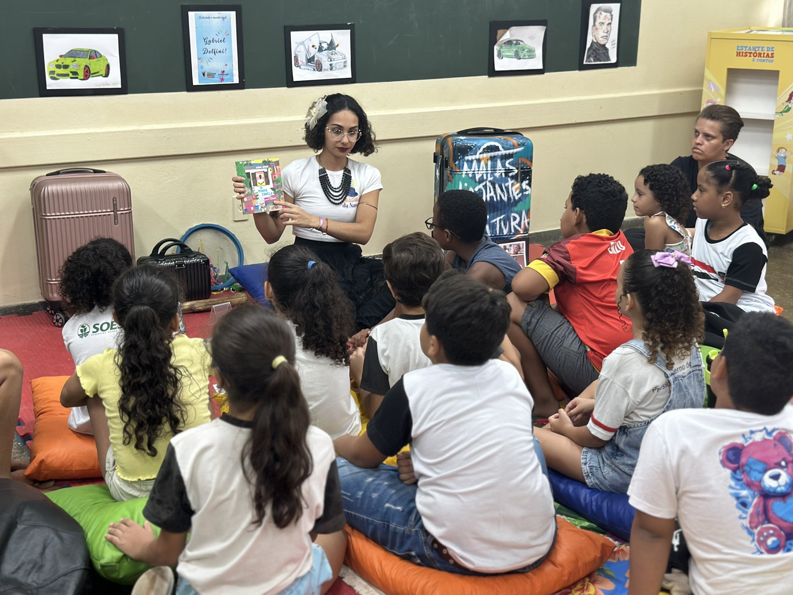 'Malas Viajantes de Leitura' percorre escolas da rede municipal de Presidente Prudente (SP) neste mês de abril |