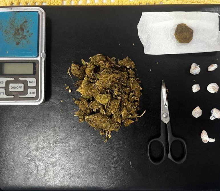 Homem assumiu a propriedade das drogas e a prática da venda |