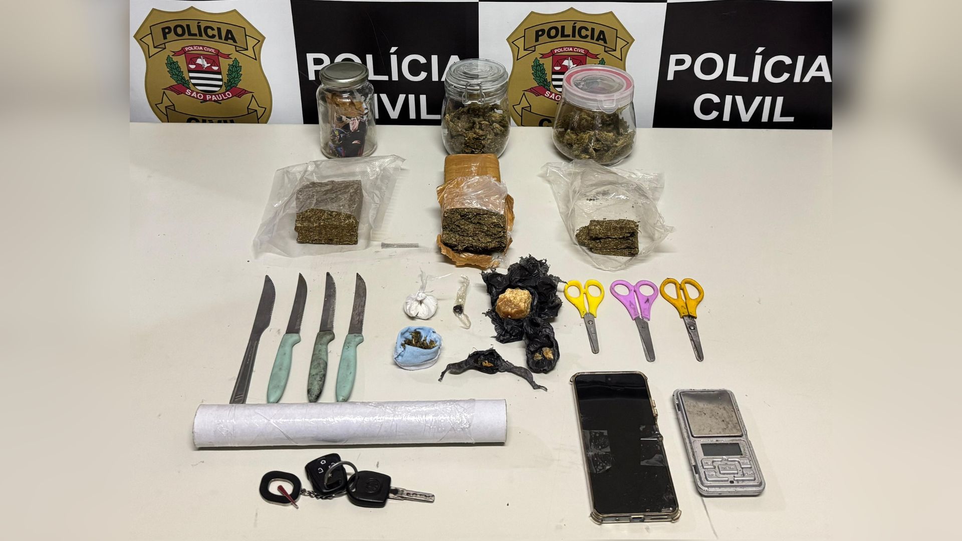 Homem foi preso por tráfico de drogas em Presidente Prudente (SP) |