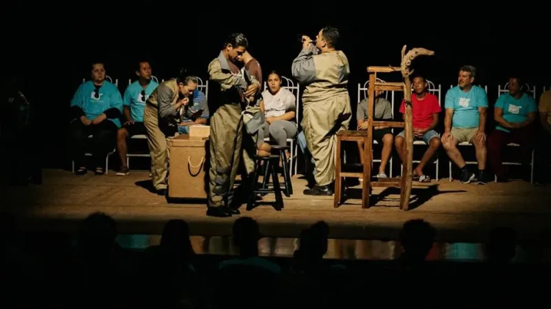 Viva Arte Companhia de Teatro apresenta-se nesta quinta-feira (30), às 20h30, em Presidente Prudente (SP) |