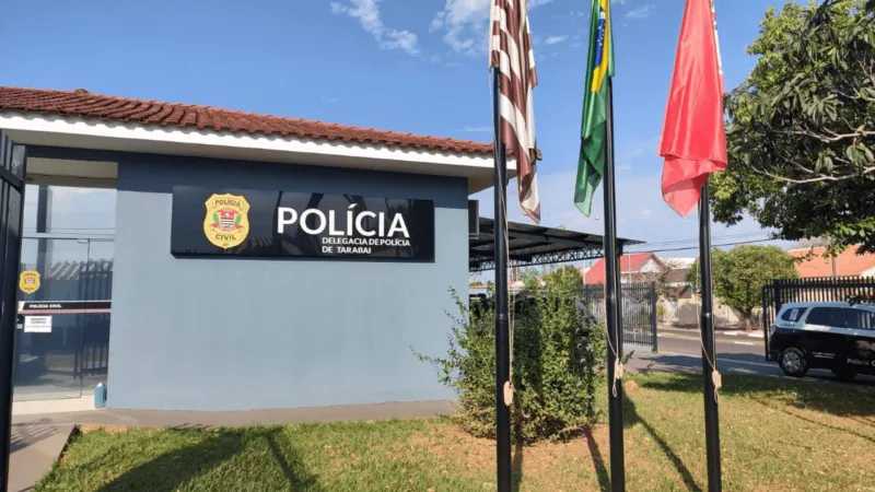 Delegacia da Polícia Civil, em Tarabai (SP) |